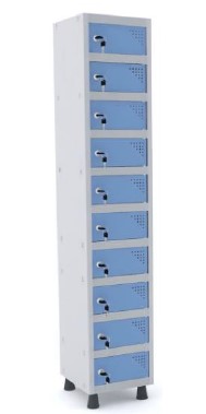 ARMÁRIO PORTA OBJETOS 10 PORTAS