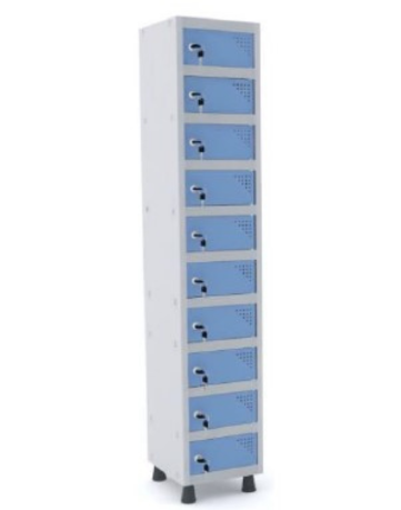 ARMÁRIO PORTA OBJETOS 10 PORTAS
