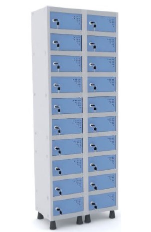 ARMÁRIO PORTA OBJETOS 20 PORTAS