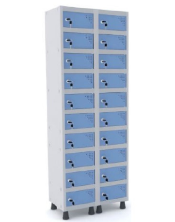 ARMÁRIO PORTA OBJETOS 20 PORTAS