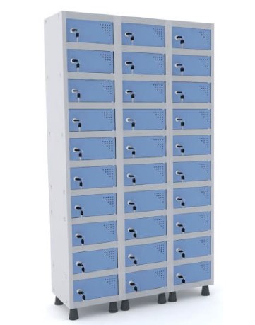 ARMÁRIO PORTA OBJETOS 30 PORTAS