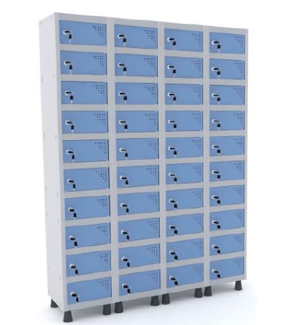 ARMÁRIO PORTA OBJETOS 40 PORTAS