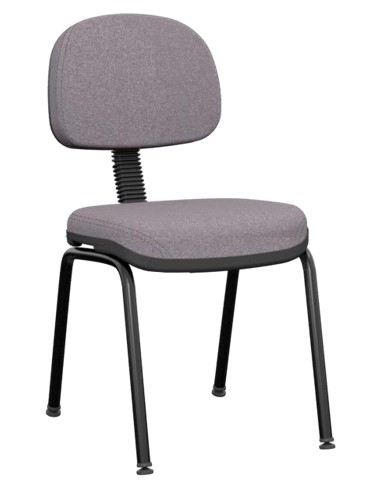 CADEIRA OPERATIVA PLUS SECRETÁRIA 4 PÉS