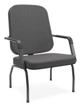 CADEIRA OPERATIVA PLUS SIZE DIÁLOGO 4 PÉS