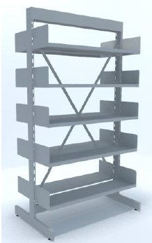 ESTANTE BIBLIOTECÁRIA DUPLA SEM BASE 2000