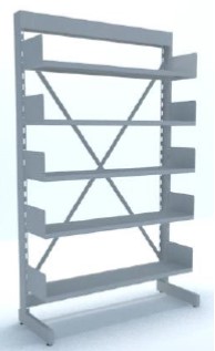 ESTANTE BIBLIOTECÁRIA SIMPLES SEM BASE 2000