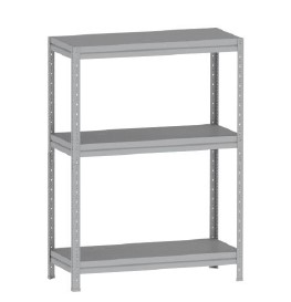 ESTANTE PESADA 1250x600 TRÊS PRATELEIRAS EM AÇO