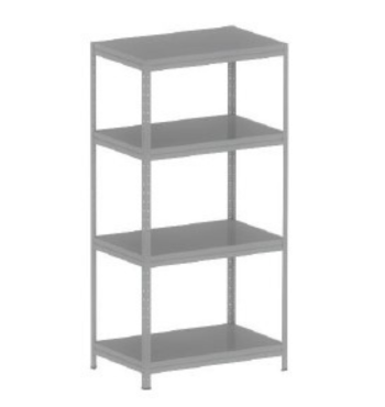 ESTANTE PESADA 1850x400 QUATRO PRATELEIRAS EM AÇO