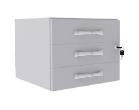 GAVETEIRO AÉREO 3 GAVETAS MAXXI