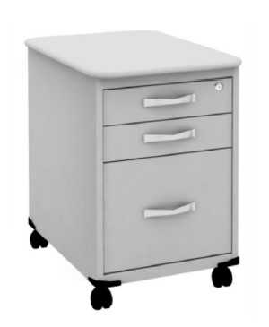 GAVETEIRO VOLANTE 3 GAVETAS MAXXI