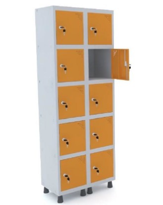 ROUPEIRO 10 PORTAS SOBREPOSTAS