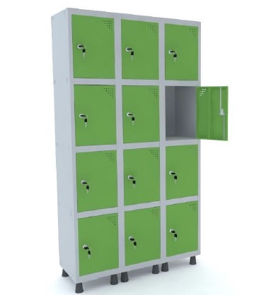 ROUPEIRO 12 PORTAS SOBREPOSTAS