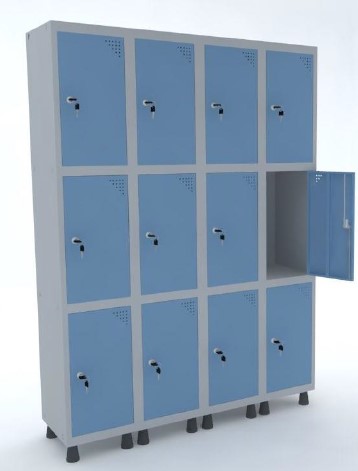 ROUPEIRO 12 PORTAS SOBREPOSTAS