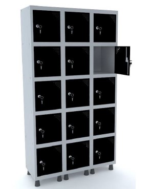 ROUPEIRO 15 PORTAS SOBREPOSTAS