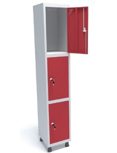 ROUPEIRO 3 PORTAS SOBREPOSTAS