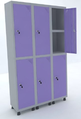 ROUPEIRO 6 PORTAS SOBREPOSTAS PRI