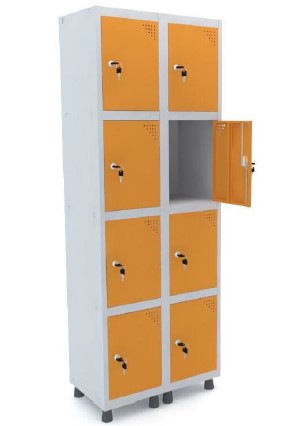 ROUPEIRO 8 PORTAS SOBREPOSTAS