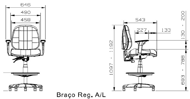CADEIRA PREMIUM EXECUTIVA CADCAIXA - Imagem 4