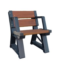 BANCO PREMIUM EM MADEIRA PLÁSTICA - 1 LUGAR