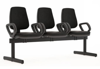 JOB ALTA LONGARINA – 03 LUGARES COM BRAÇOS PU