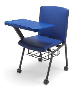 CADEIRA DE TREINAMENTO AUDIPLAX PRANCHETA FRONTAL