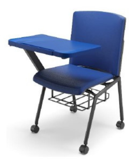 CADEIRA DE TREINAMENTO AUDIPLAX PRANCHETA FRONTAL